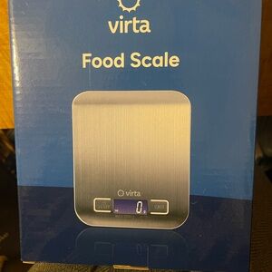 Virta Digital Food Scale in Silver